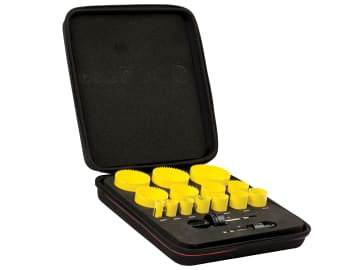 KFC14021 Fast Cut Bi-Metal Universal Holesaw Kit, 16 Piece                      