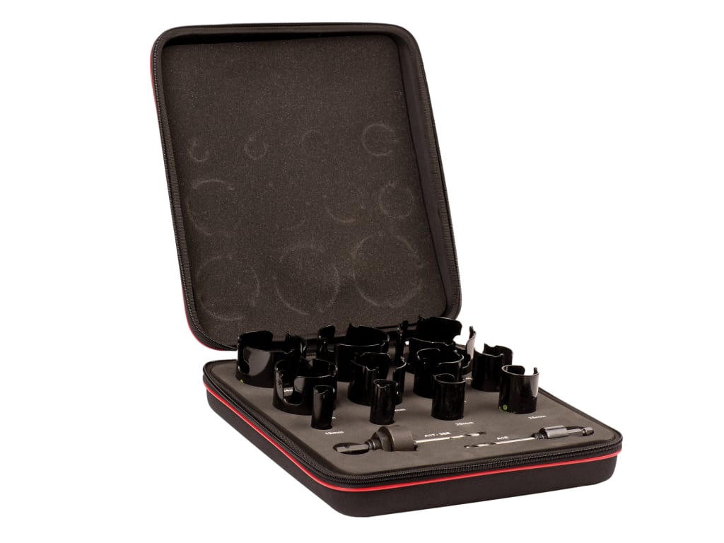 KMP11021 TCT General Purpose Holesaw Kit, 13 Piece                              