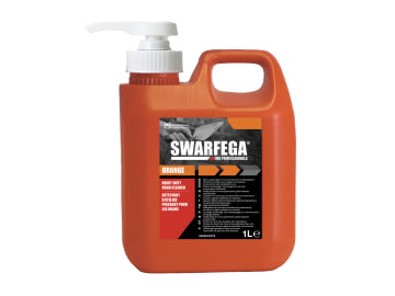 Orange Hand Cleaner Pump Bottle 1 litre                                         
