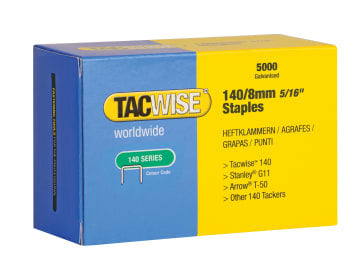 140 Galvanised Staples 8mm (Pack 5000)                                          