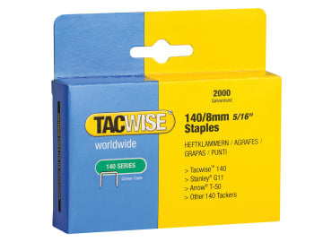 140 Heavy-Duty Staples 8mm (Type T50  G) (Pack 2000)                            