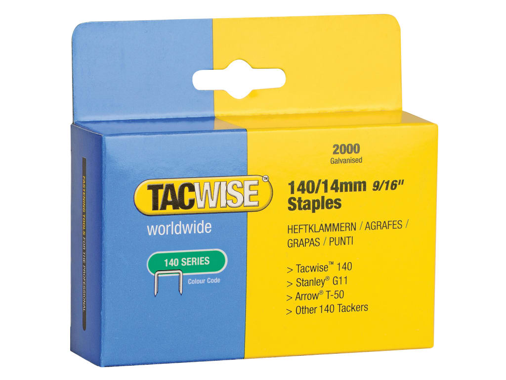140 Heavy-Duty Staples 14mm (Type T50  G) (Pack 2000)                           