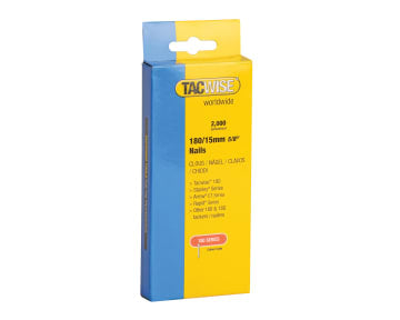 180 18 Gauge 15mm Nails (Pack 2000)                                             