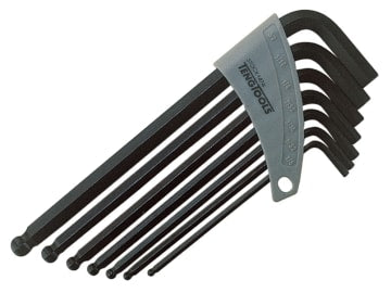 Imperial Ball Point Hexagon Key Set, 7 Piece (1/8-3/8in)                        