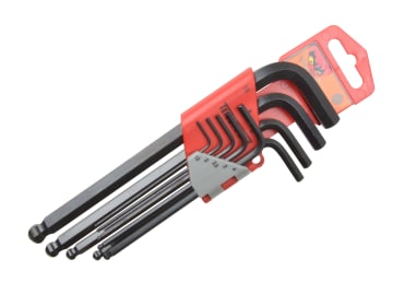 Metric Ball Point Hexagon Key Set, 9 Piece                                      