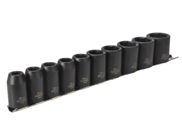 1/2in Drive 9121 Impact Socket Set, 10 Piece                                    