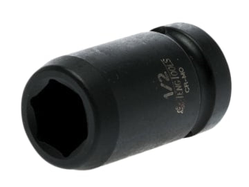 Impact Socket Hexagon 6-Point 1/2in Drive 1/2in                                 