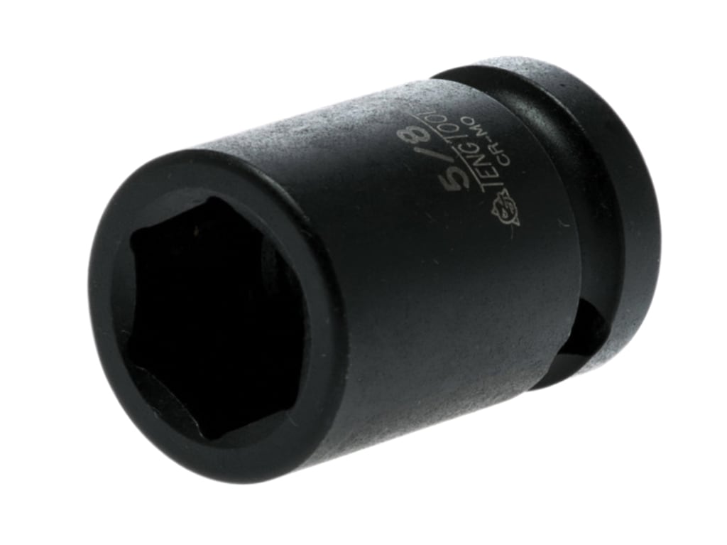 Impact Socket Hexagon 6-Point 1/2in Drive 5/8in                                 