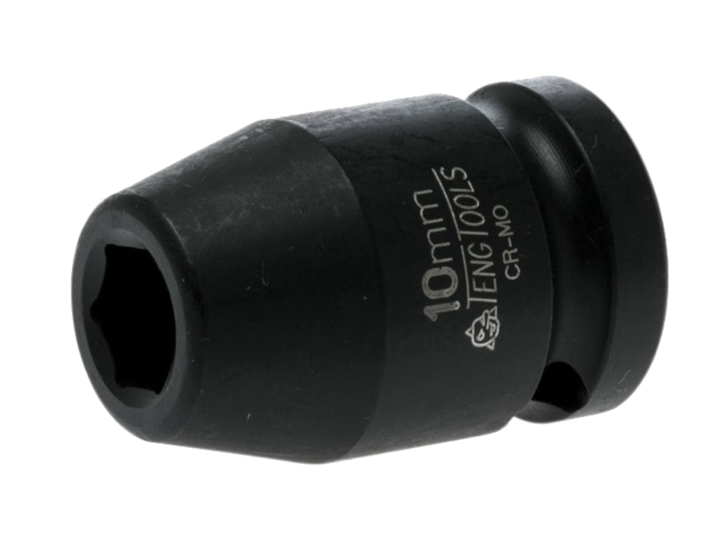 Impact Socket Hexagon 6-Point 1/2in Drive 10mm                                  