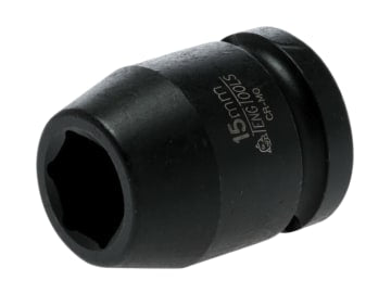 Impact Socket Hexagon 6-Point 1/2in Drive 15mm                                  