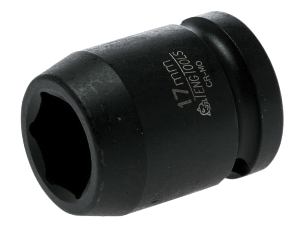 Impact Socket Hexagon 6-Point 1/2in Drive 17mm                                  