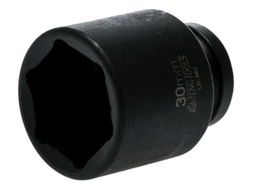 Impact Socket Hexagon 6-Point 1/2in Drive 30mm                                  