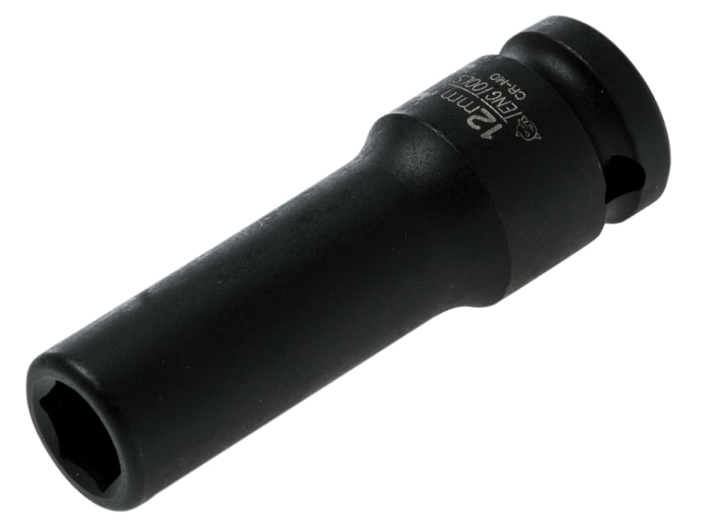 Deep Impact Socket Hexagon 6-Point 1/2in Drive 12mm                             