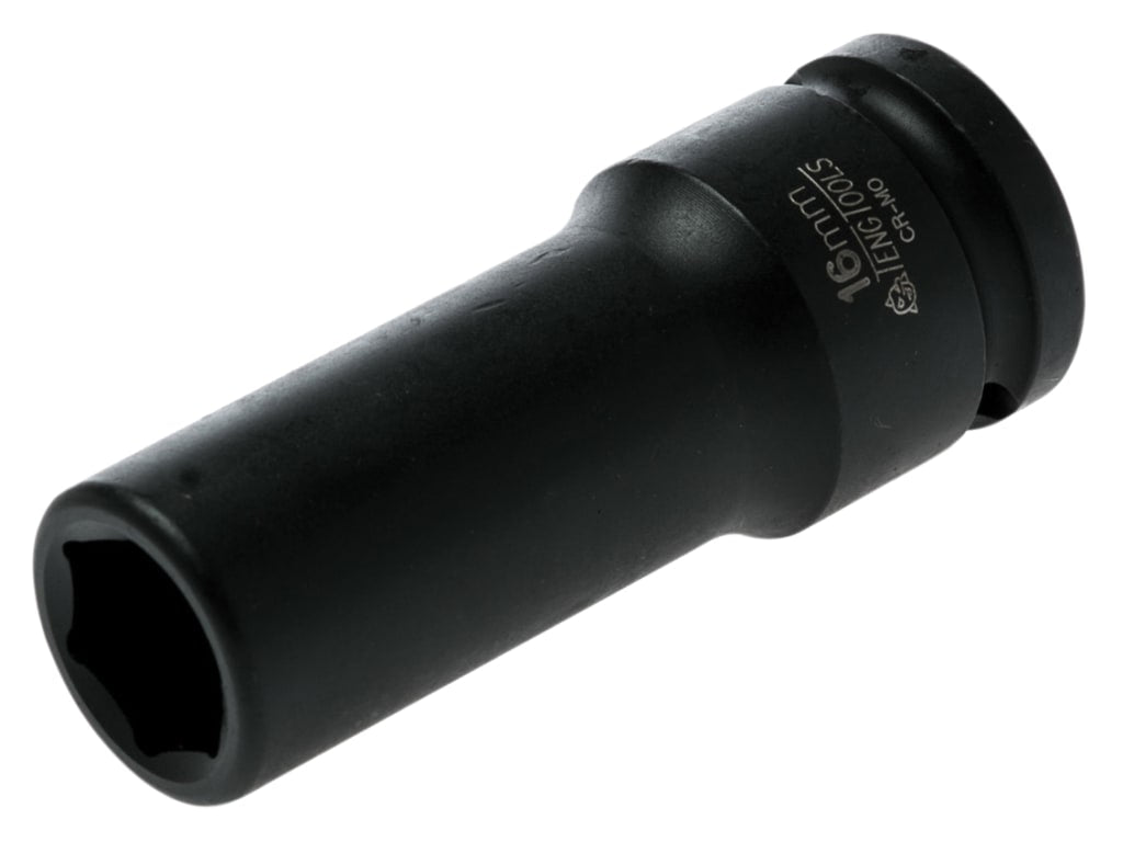 Deep Impact Socket Hexagon 6-Point 1/2in Drive 16mm                             