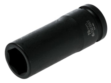 Deep Impact Socket Hexagon 6-Point 1/2in Drive 19mm                             