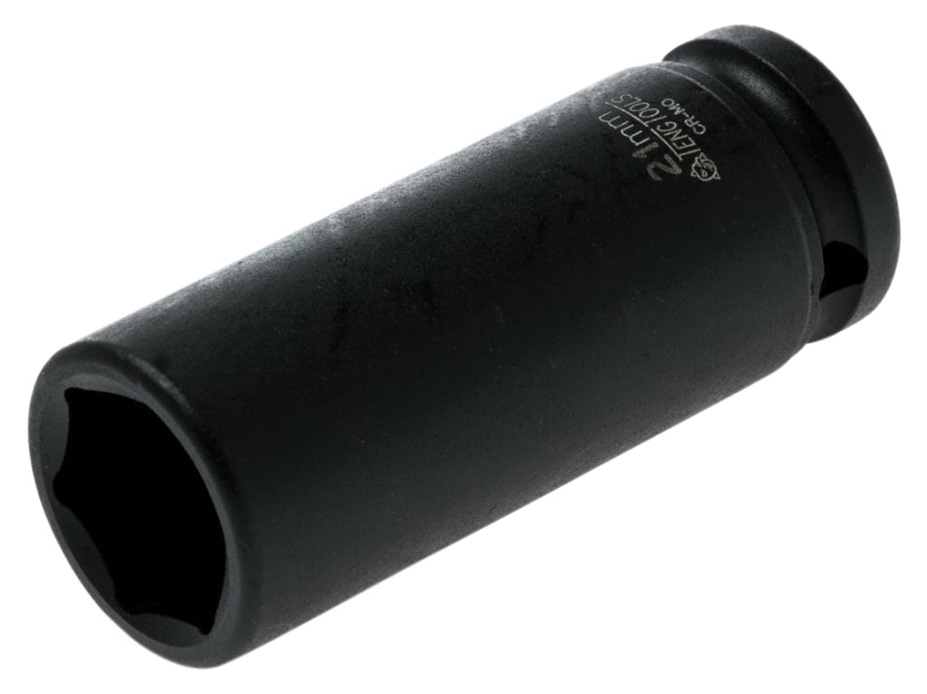 Deep Impact Socket Hexagon 6-Point 1/2in Drive 21mm                             