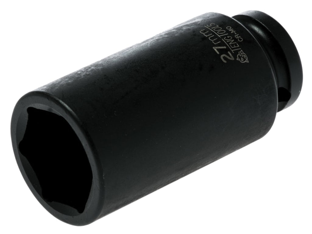 Deep Impact Socket Hexagon 6-Point 1/2in Drive 27mm                             