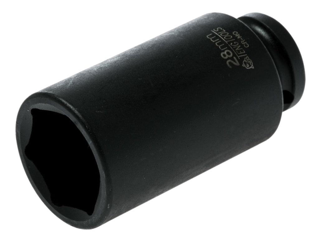 Deep Impact Socket Hexagon 6-Point 1/2in Drive 28mm                             