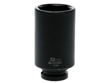 Deep Impact Socket Hexagon 6-Point 1/2in Drive 32mm                             