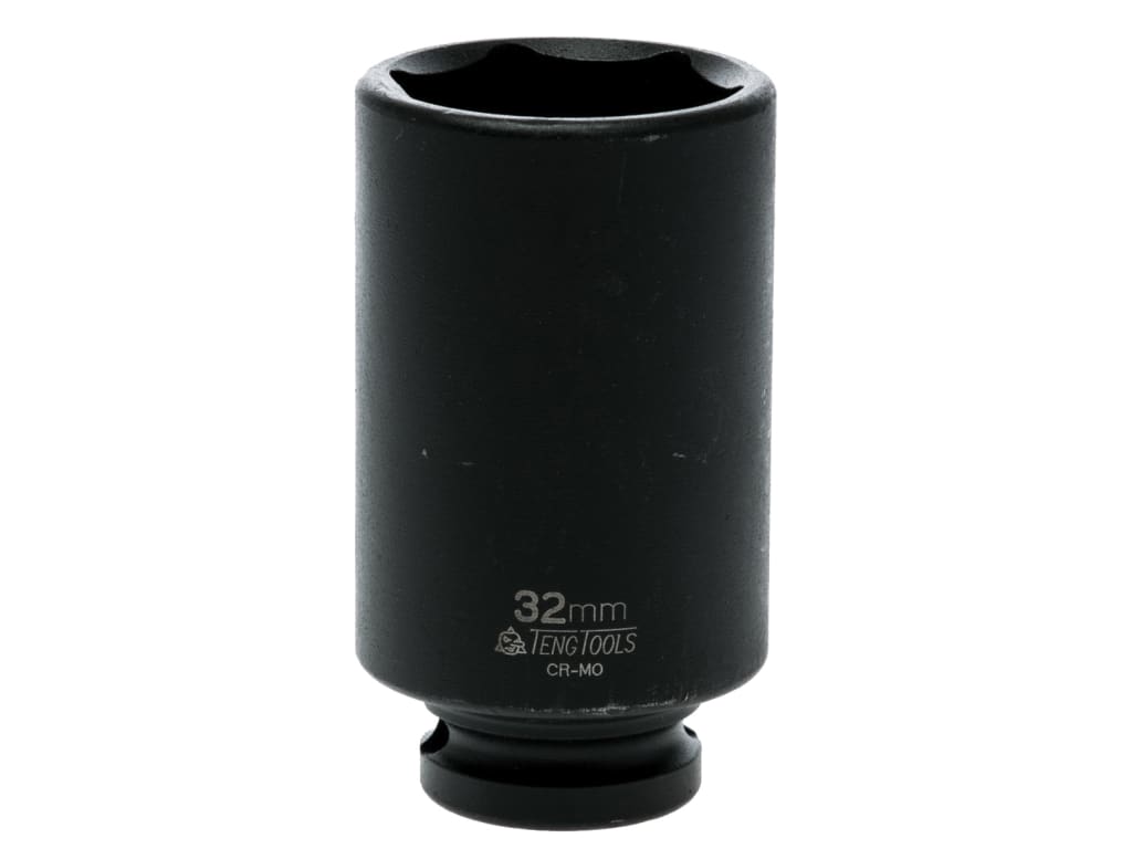 Deep Impact Socket Hexagon 6-Point 1/2in Drive 32mm                             