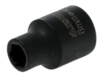 Impact Socket Hexagon 6-Point 3/8in Drive 8mm                                   