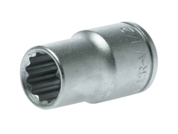 Bi-Hexagon Socket 12-Point Regular A/F 1/2in Drive 1/2in                        