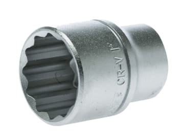 Bi-Hexagon Socket 12-Point Regular A/F 1/2in Drive 1.in                         