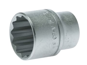 Bi-Hexagon Socket 12-Point Regular A/F 1/2in Drive 1.1/16in                     
