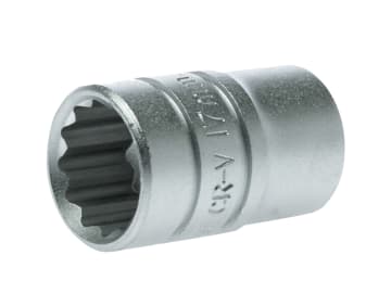 Bi-Hexagon Socket 12-Point 1/2in Drive 17mm                                     