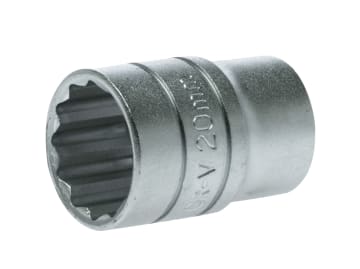 Bi-Hexagon Socket 12-Point 1/2in Drive 20mm                                     