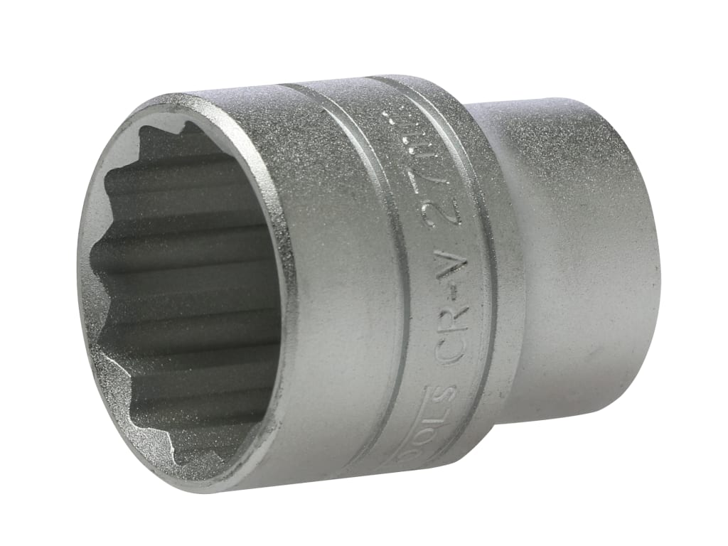 Bi-Hexagon Socket 12-Point 1/2in Drive 27mm                                     