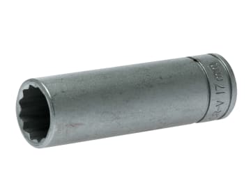 Bi-Hexagon Socket Deep 12-Point 1/2in Drive 17mm                                
