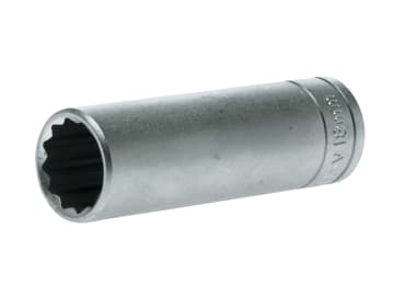 Bi-Hexagon Socket Deep 12-Point 1/2in Drive 18mm                                