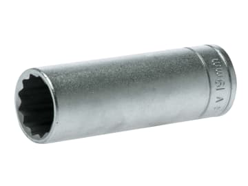 Bi-Hexagon Socket Deep 12-Point 1/2in Drive 19mm                                