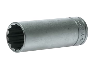 Bi-Hexagon Socket Deep 12-Point 1/2in Drive 21mm                                