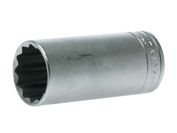 Bi-Hexagon Socket Deep 12-Point 1/2in Drive 27mm                                