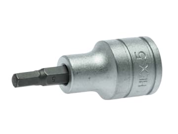 S2 Hexagon Socket Bit 1/2in Drive 5mm                                           
