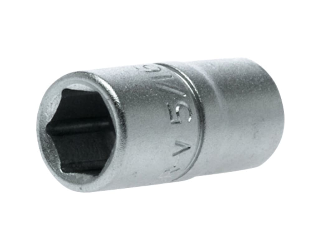 Hexagon Socket 6 Point Regular AF 1/4in Drive 5/16in                            