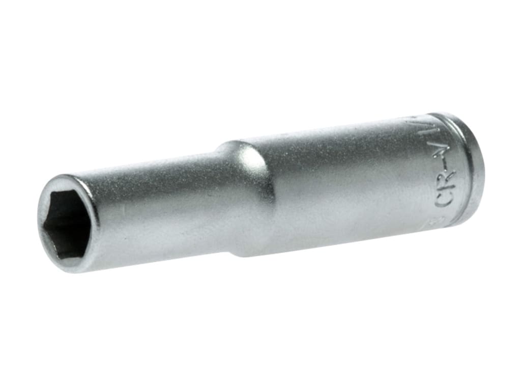 Hexagon Socket Deep 6 Point Regular AF 1/4in Drive 1/4in                        