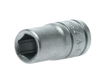 Hexagon Socket 6 Point Regular 1/4in Drive 7mm                                  