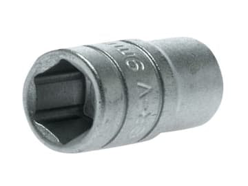 Hexagon Socket 6 Point Regular 1/4in Drive 9mm                                  
