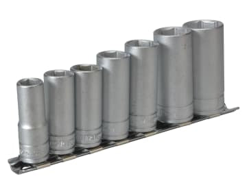 M3807 Socket Clip Rail Set of 7 Metric 3/8in Drive                              