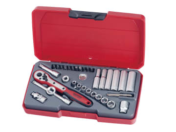 T1435AF Socket Set of 35 A/F 1/4in Drive                                        