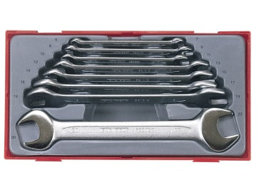 TT6208 Metric Open End Spanner Set, 8 Piece                                     