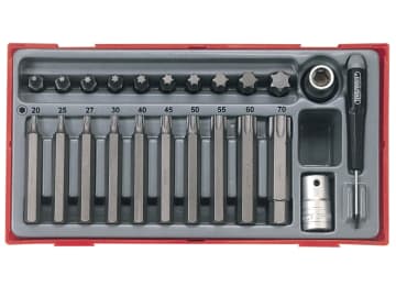 TTTX23 TX Bit Socket Set, 23 Piece - 1/2in Drive                                