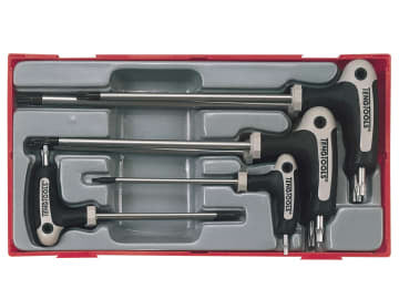 TTTX7 TX/TPX TORX T-Handle Screwdriver Set, 7 Piece                             