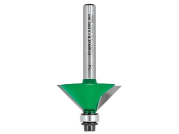 C049 x 1/4 TCT Bearing Guided Chamfer Cutter 45° 12.7 x 32mm                    