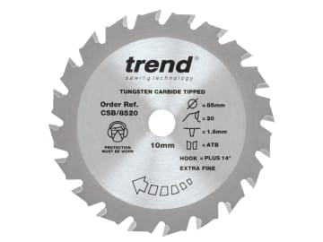 CraftPro Mini Saw Blade 85 x 10mm x 20T                                         