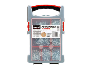 Pocket Hole Screw Selection, 850 Piece                                          