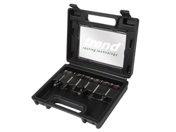 1/4in TCT Router Cutter Set, 6 Piece                                            